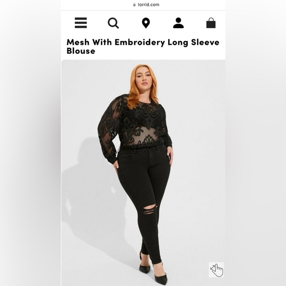 Torrid 1x Top 🖤 - Picture 5 of 10